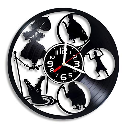 Olha Art Design The Haunted Mansion Vinyl Wall Clock, The Haunted Mansion Arts Gift for Any Occasion, Christmas, Birthday, Holiday, Housewarming Present