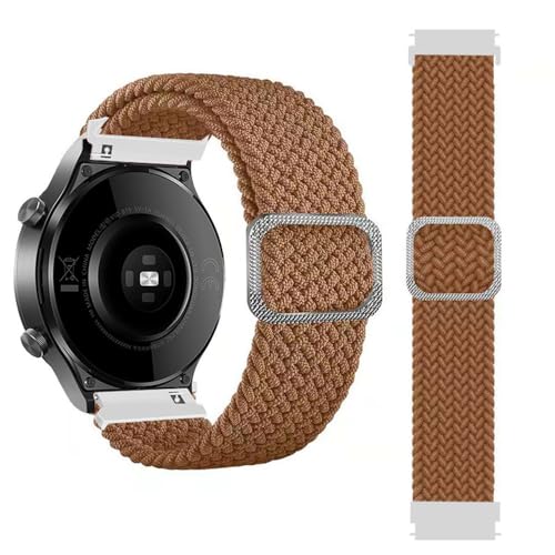 SamsungおよびHuaweiスマートウォッチ用ナイロン編み伸縮性ループストラップ、Redmi Watch 5、20、22mm折りたたみバックル、27、20mm
