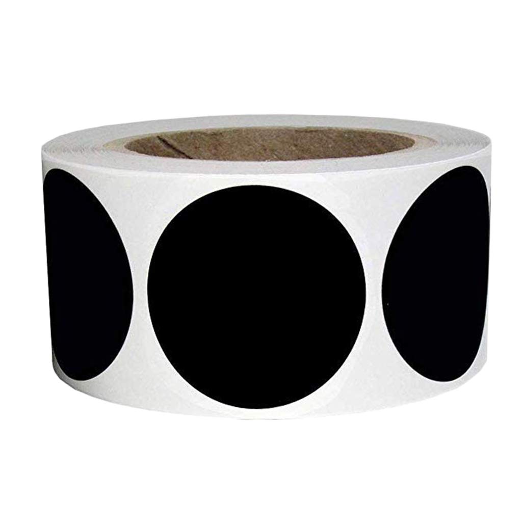 chiwanji 120Pcs 50mm Chalkboard Labels, Round Blackboard Stickers for the Kitchen, Pantry, Wine Glasses
