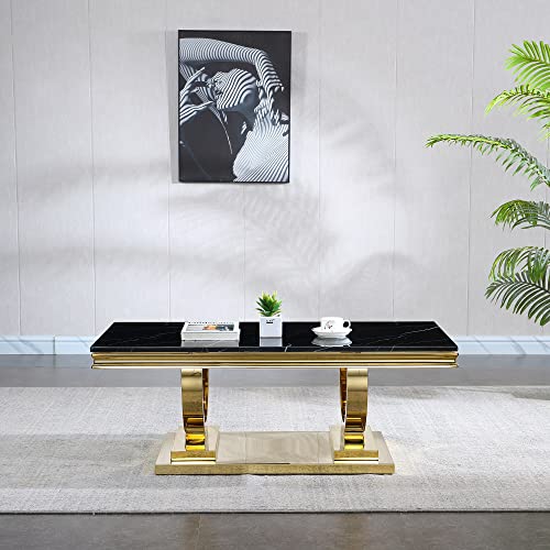 Luxury Marble Coffee Table Modern