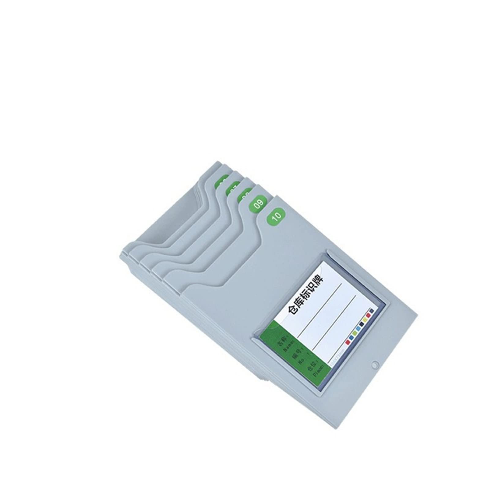 Pointeuse horaire Personnel, Carte de matériau Rack Entrepôt de matériaux Carte de Commande Rack Warehouse Piece Piece Bag Inventory Carte Record Assist Board