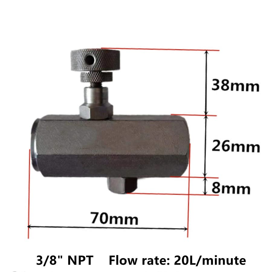 Flow control valve 3/8