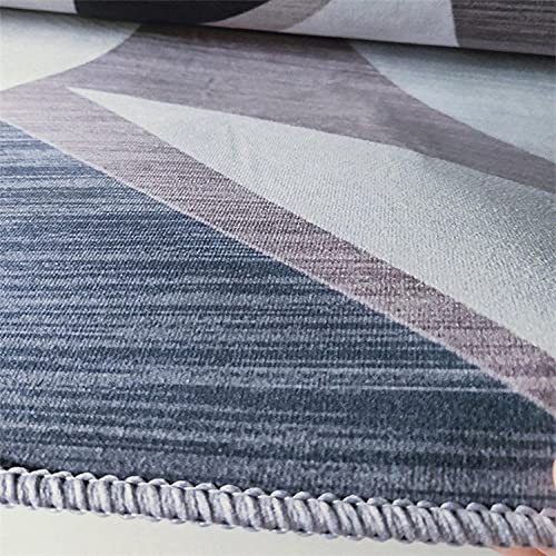 Tapis de chambre doux 120x180cm anti-froid et antidérapant rose à carreaux pour enfants