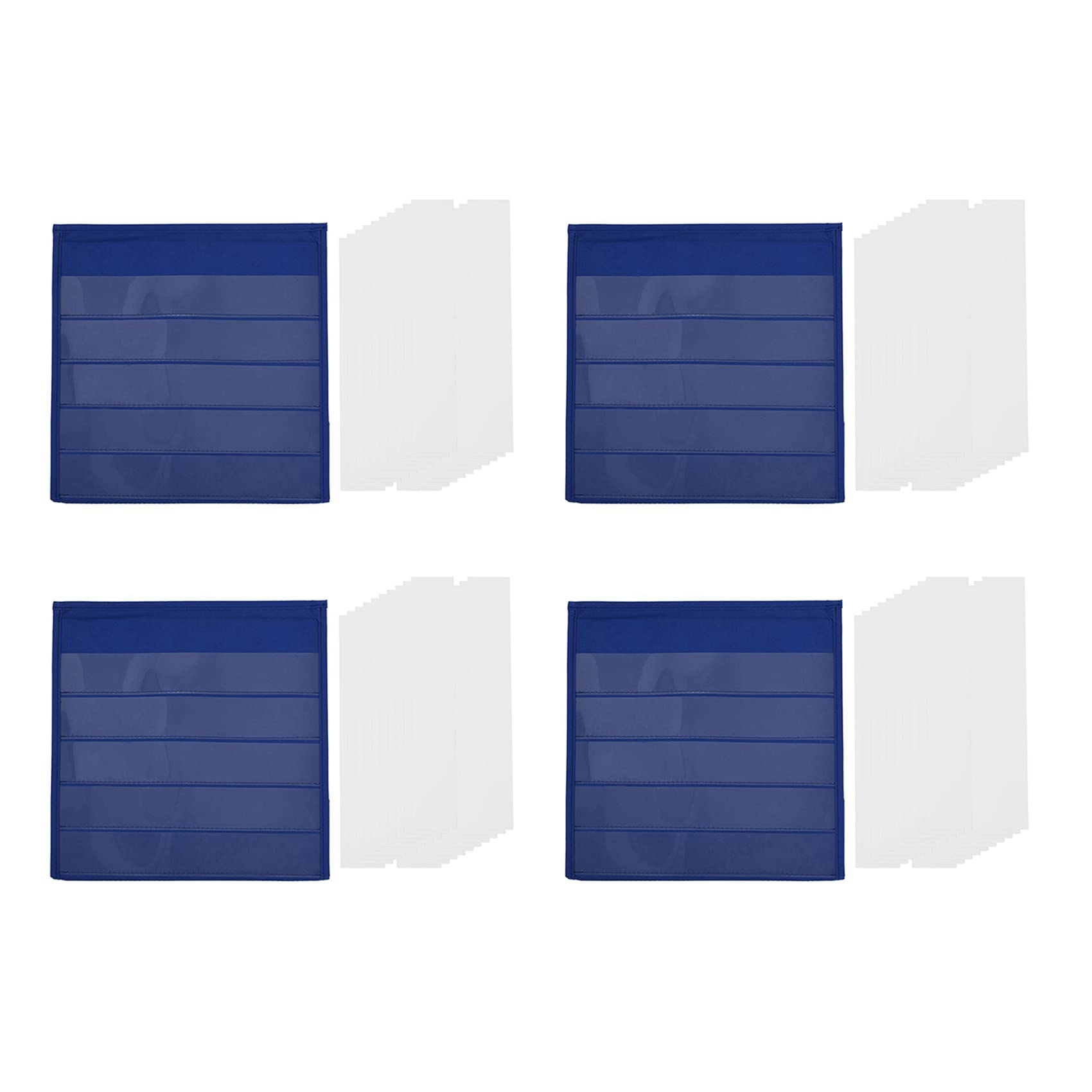4X Tablero de Sobremesa de Sobremesa con Tarjetas de Borrado En Seco de Bonificación 80X, Sobremesa de Sobremesa de Escritorio de Doble Cara Y Autoportante (13X 12 Pulgadas)