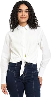 CARINA Womens Classic Collar Relaxed Shirt Modern