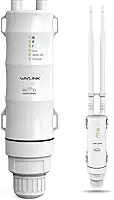 Extensor de alcance WiFi, repetidor, roteador/WAVLINK AC600 sem fio de alta potência externa à prova de intempéries de longo alcance/banda dupla 2,4 GHz + 5G