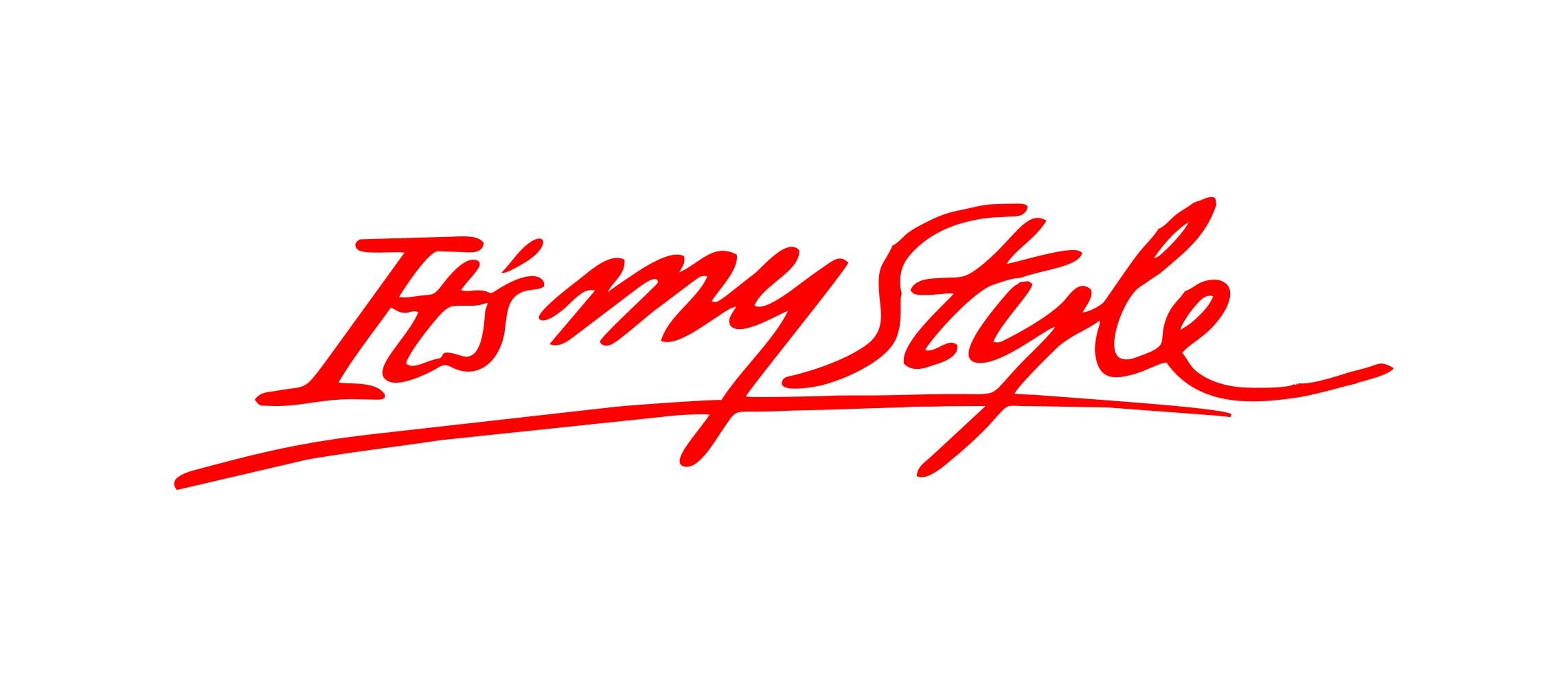 Vinyl Its My Style Life Glossy Wall Vehicle Sticker, 13 x 4 Inches Red