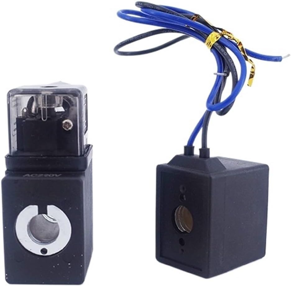 1pc valve solenoid coil Lead type D11011 W11011 9VA/8W 24VDC 12V 220V AC 110V AC(D1101X,AC24V)