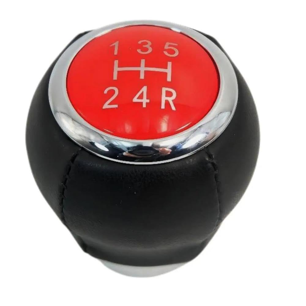 POANBCGY Shift Ball Joint Car Gear Shift Knob Lever Shifter Handball for Subaru Impreza WRX STI for Outback for Forester 2009-2016(Red 5 Speed)