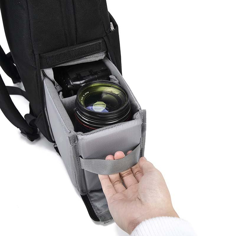 Borsa Reflex Zaini for fotocamere DSLR, borse grandi resistenti all'usura, da viaggio for computer portatili(S 30X14X39)