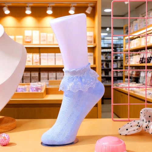 Kichvoe Magnetisches FußModell FüR Socken Display Wiederverwendbarer Schaufensterfuß FüR Einzelhandel Und Messe Kompaktes FußPuppe Ausstellungsmodell 12.20X8.27X2.76 Zoll