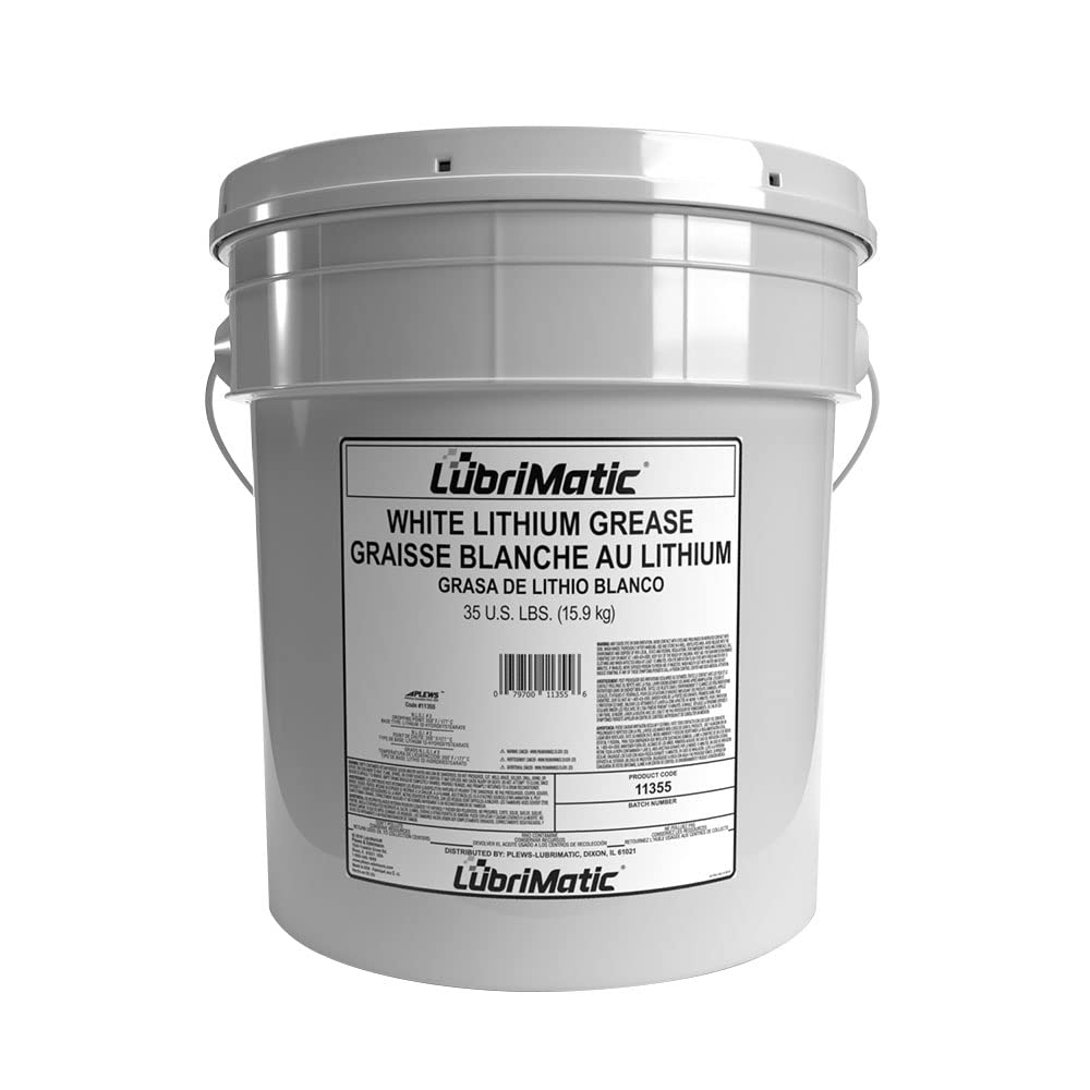 LubriMatic 11355 White Lithium Grease - 35 LB Tub