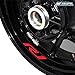 psler Adesivo riflettente per pneumatici per motociclette per Yamaha R1