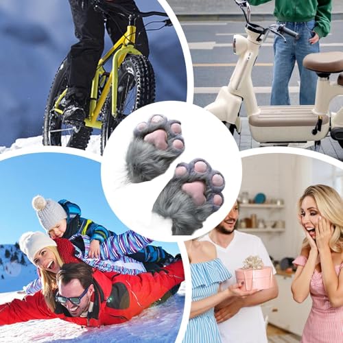 Guantes de pata de gato contra manos frías en paseos externos 4