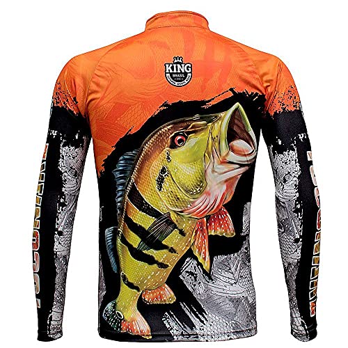 Camiseta De Pesca King Proteção Solar Uv KFF600 - Tucunaré