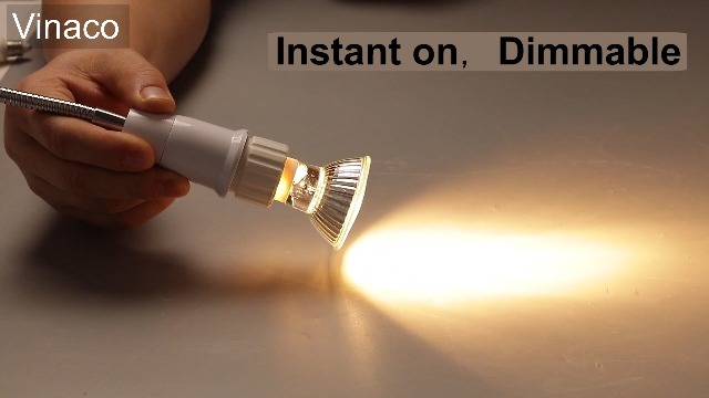 Image of Vinaco GU10 Bulb, 6 Pack Halogen 120V 35W, Dimmable, MR16 GU10 Light Bulb with Long Lasting Lifespan, gu10+c for Track&Recessed Lighting, Gu10 Base Bulb, 35W MR16 /FL /GU10, Warm White