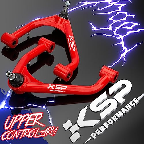 Ksp Upper Control Arm, Tubular Fit 2-4" Lift For 07-16 Silverado Avalanche Tahoe, Sierra Yukon 6-Lug 2Wd/4Wd Factory Cast Steel Arms, V5.0 #TOP4