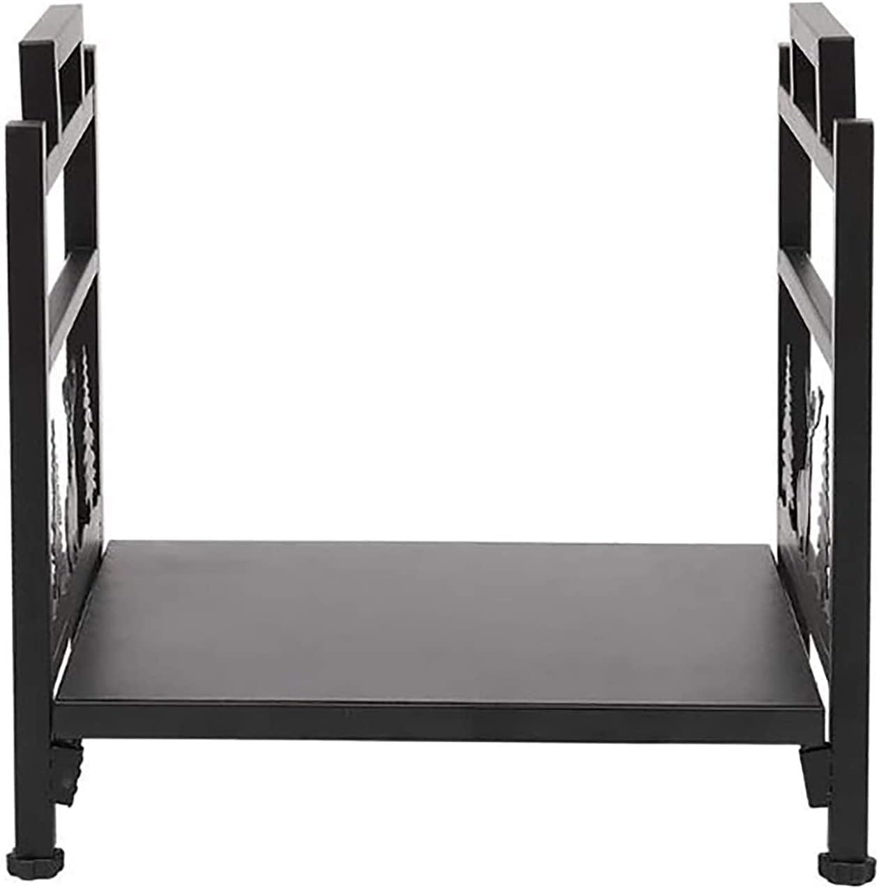 Firewood Rack Firewood Rack Outdoor, Garden Log Rack Holder, Indoor Metal Fireplace Wood Stacker, Heavy Duty Wrought Iron Wood Storage Rack, Easy Install,