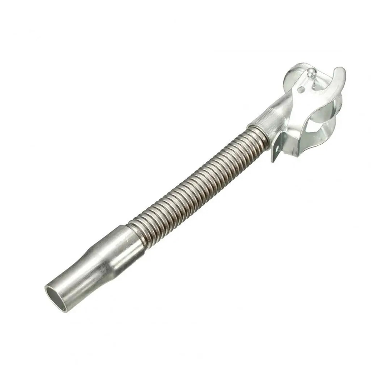 Metal Jerry Can Spout Car Fuel Pouring Pipe Stainless Steel Spout Nozzle Oil Pail Pour Tubing Guide for 5L/10L/20L Jerrycans(Silver 1pc)