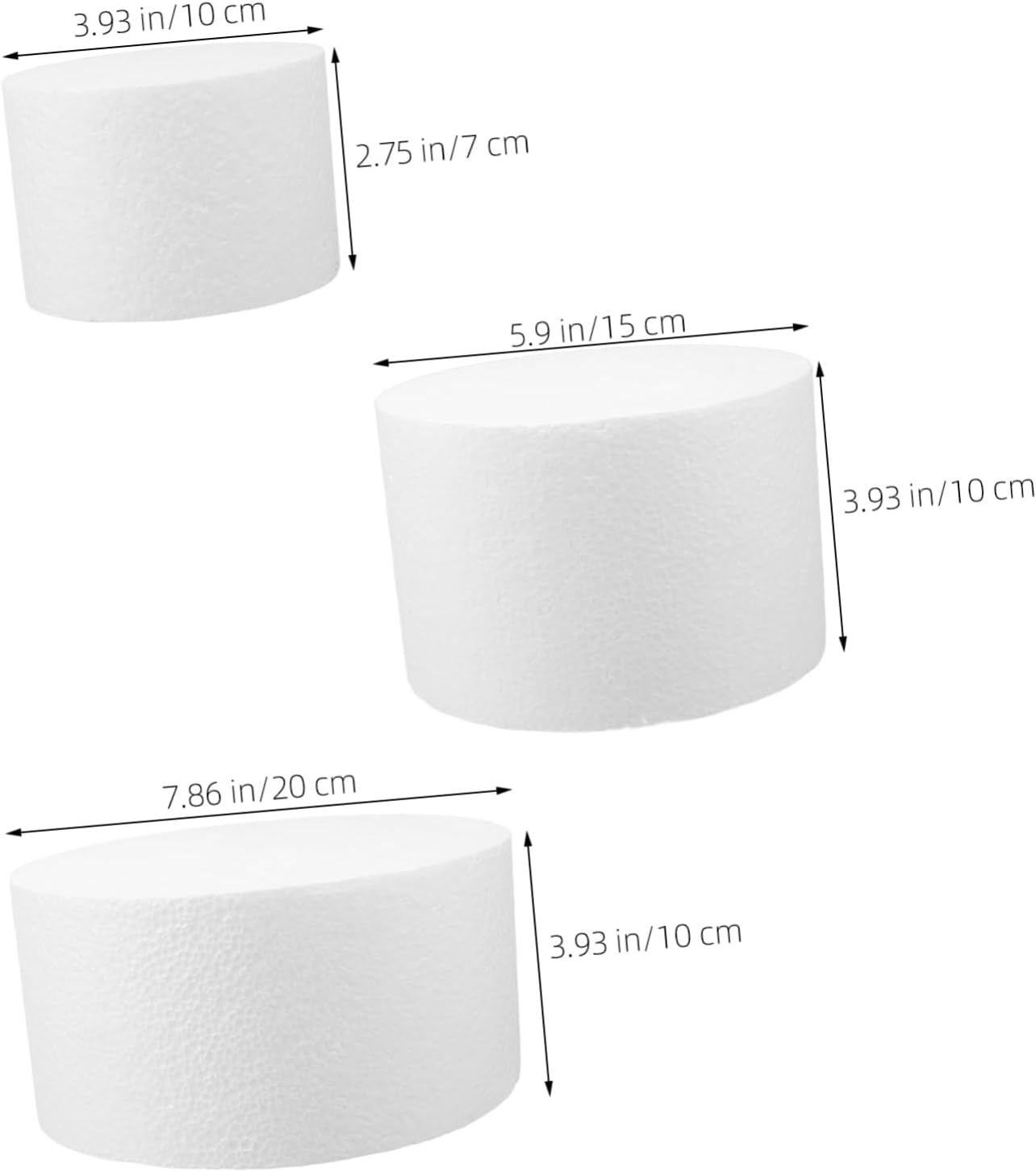 Styrofoam disks