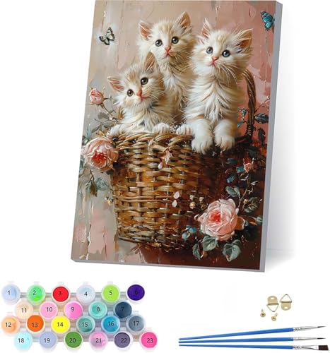 �������G �L ��l�p DIY �y�C���g�o�C�i���o�[ �� ��h�� �G �f�W�^�����G�Z�b�g �u���V�ƃA�N�����G��t�� �����h��G ��l�̃N���t�g�A�N�e�B�r�e�B Paint by Numbers �z�[�� �I�t�B�X���� �a�����v���[���g���� 30x40cm F-2
