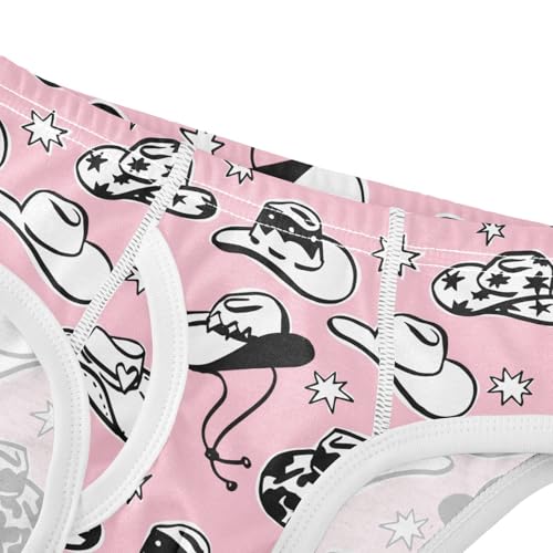 Cotton Little Boys Briefs Western Cowboy Hat Soft Toddler Underwear4