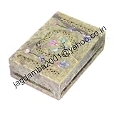 weißer elefant marmor Handgefertigter Schmuckkasten aus Speckstein