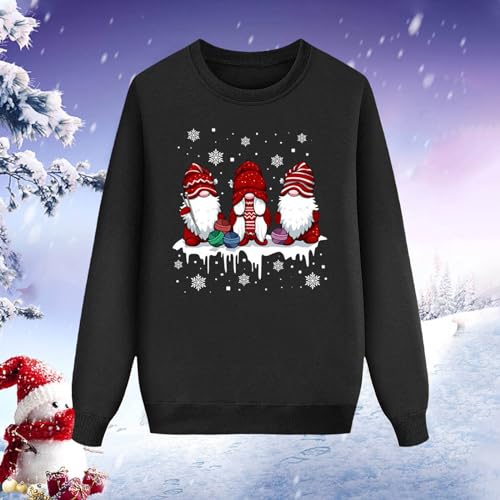 Christmas Pajamas Family Sets 2025 Long Sleeve Reindeer Print Blouse Shirts Trendy O-Neck Xmas Mom Dad Ki_ds Clothes2