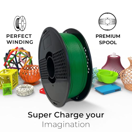 Image of NFIL3D Premium HS PLA+ Emerald Green - 3D Printing Filament | Compatible with All 3D Printers | 1.75mm | 1Kg Nett Weight