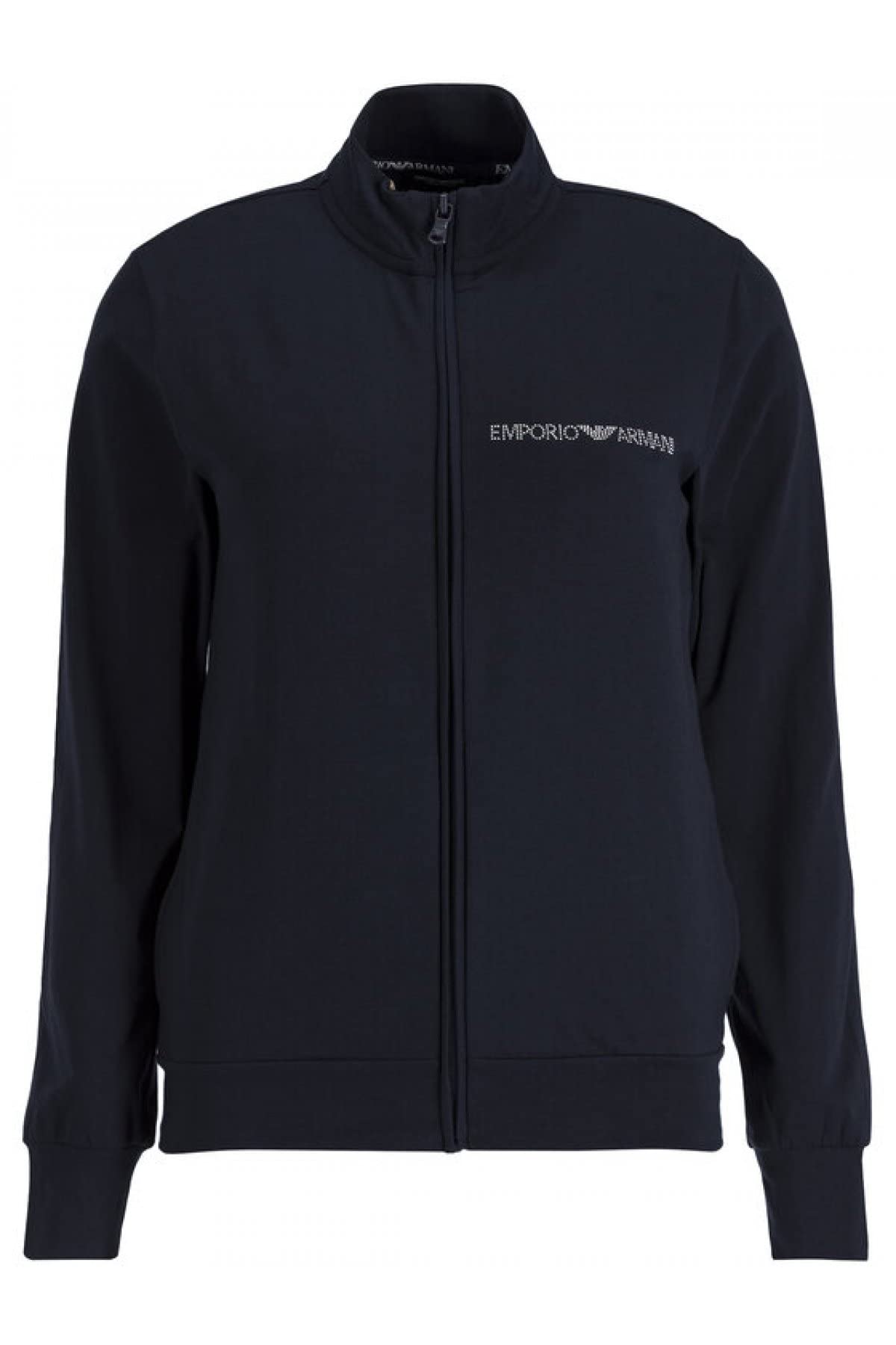 Emporio Armani Tuta Donna in Cotone leggero, Zip.