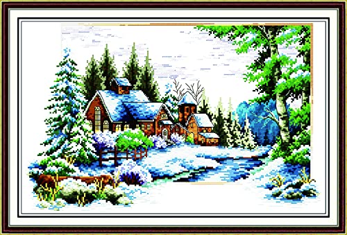 Peinture au diamant 5D paysage, cadeau d'anniversaire créatif 30x40 cm