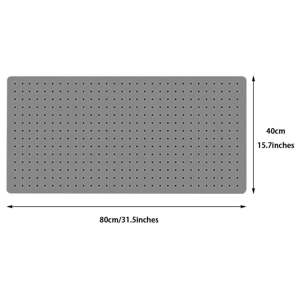 Großes Wandaufbewahrungsregal, Multifunktionales Pegboard Für Bastelraum, Einfach Zu Installieren(Black color)
