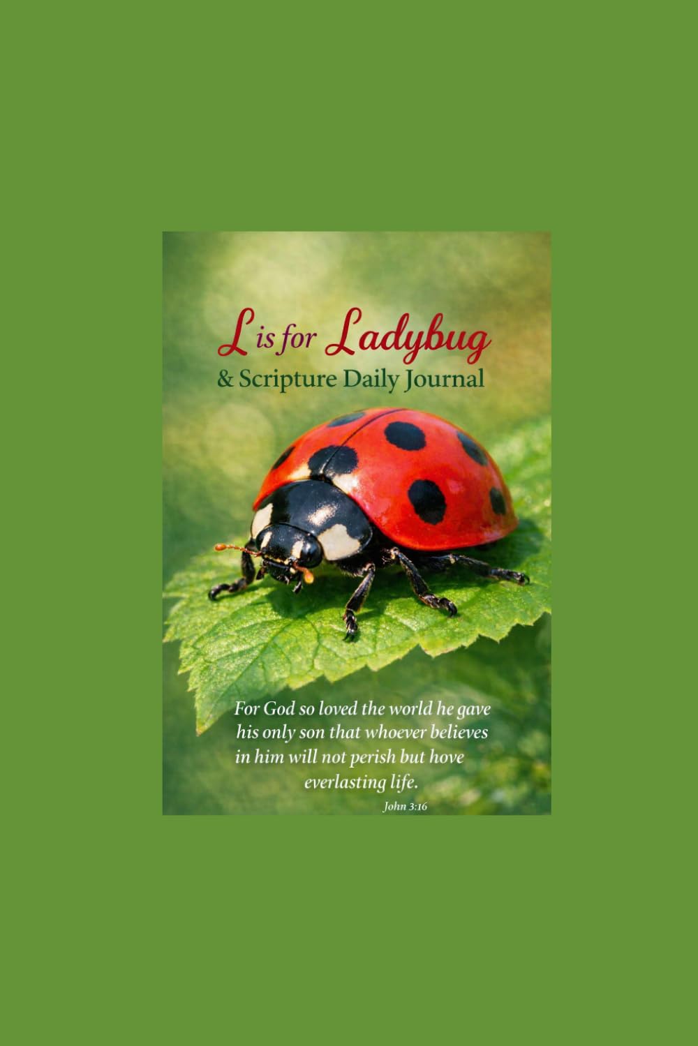 L is for Ladybug & Scripture Daily Journal
