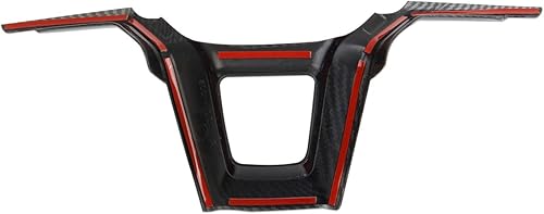 Miniatura 6 de Cubierta interior de fibra de carbono para volante para Jeep Grand Cherokee L 2021-2024 para Grand Cherokee 2022-2024