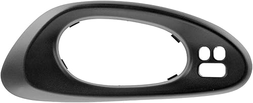 Miniatura 5 de Juego de bisel de manija de puerta interior delantera color negro compatible con Chevrolet Trailblazer EXT 2002-2009 2002-2006