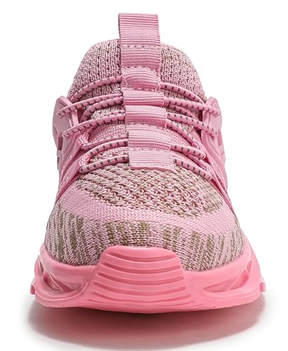 Image of DADAWEN Boys Girls Sneakers Kids Lightweight Breathable Tennis Shoes Strap Running Athletic Shoes for Toddler /Little Kid /Big Kid