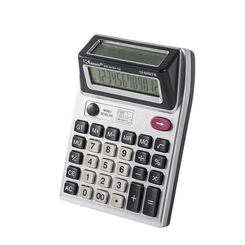 12-Digit Dual Display Desktop Calculator | LCD
