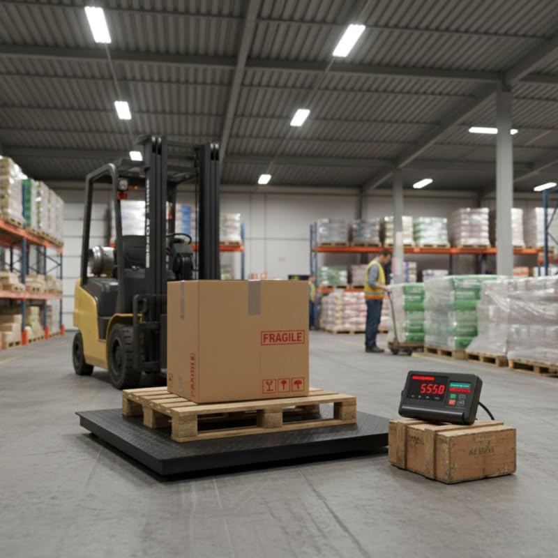 Plateforme de Pesée Professionnelle 1500 x 1500 mm - 3000 kg / 500 g