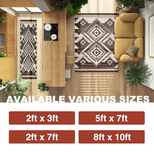 Tapete decorativo nativo americano 2x3 pies miniatura 6