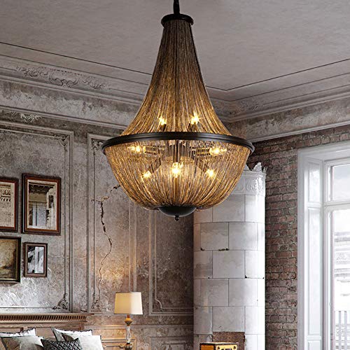 Lustre de plafond noir mat pour illuminer une table sombre