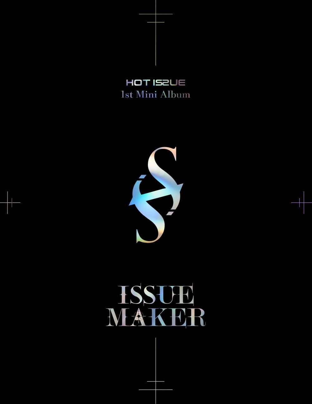Hot Issue Issue Maker CD K-Pop 1st Mini Album avec Poster Plié