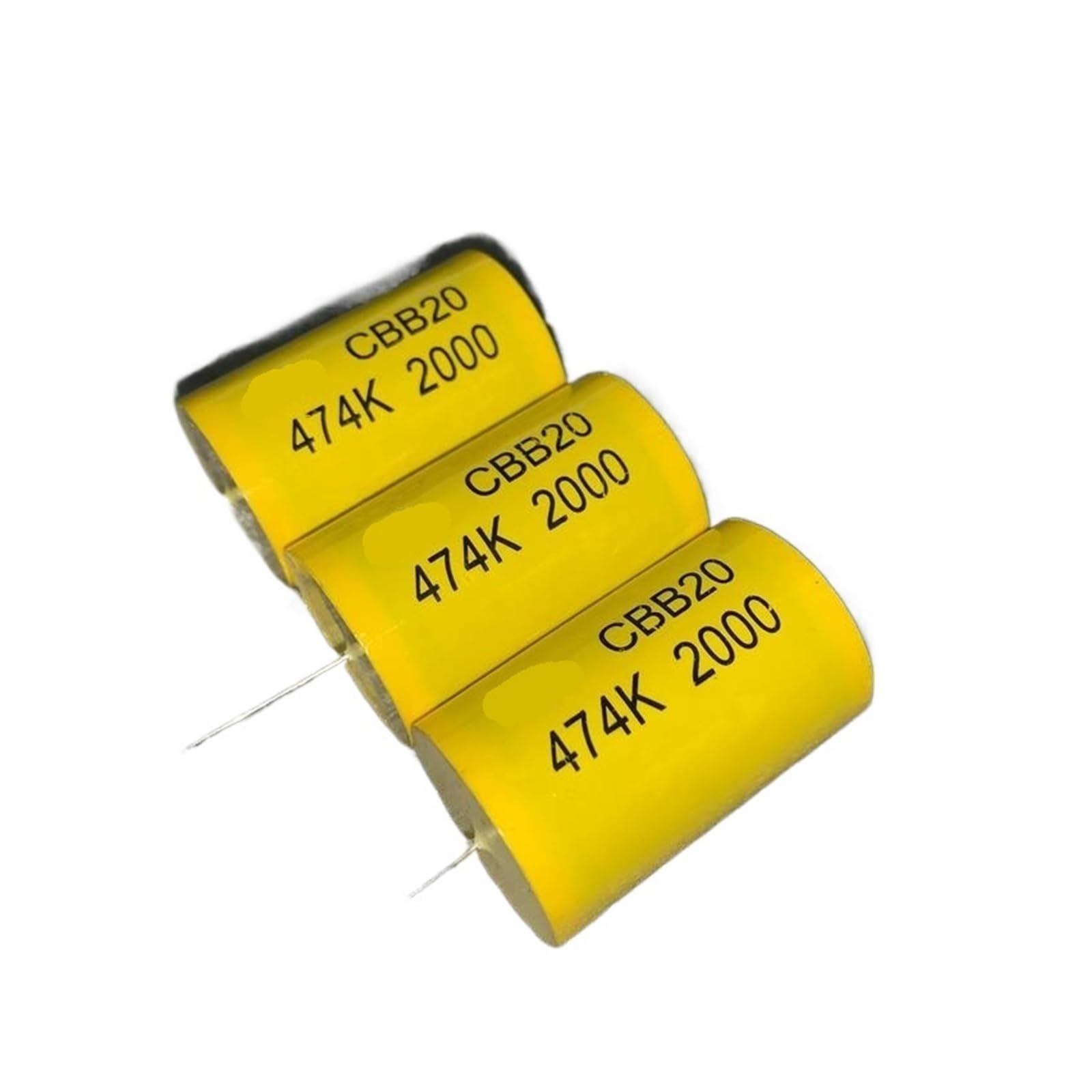 LEOTNNDQ 1pcs CBB20 Series 0.47UF 2000V Protection Film Capacitor