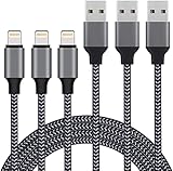 Micro USB Cable, Coskip 3Pack 6FT Premium Super-Durable High Speed Sync&Charging Cable for Android Smartphones, Tablets, MP3 and More (Carbon Black)