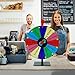 Gelabur Prize Wheel Spinner with Stand –12 Inch Spinning Wheel for Prizes, 12 Slots Color Spin The Wheel Game, Carnival Prize Wheel for Trade Show, Party Games, Casino Games