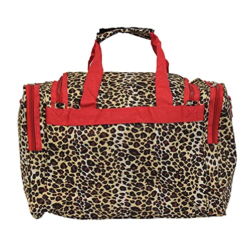 World Traveler Wildlife Paisley Carry-On Duffel Bag – Lightweight, Durable Polyester with Adjustable Shoulder Strap3