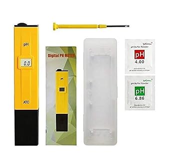 IONIX Imported Digital Pen Type PH Meter for Water Testing (PH Meter with Calibration Accessories), Yellow