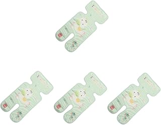 NOLITOY 4pcs Stroller Stroller Trolley Ice Silk Mat Infant Stroller Insert Baby Carseat Infant to Toddler Stroller Car Seat Cooler Pad Summer Baby Chair Stroller Liner Insert Breathable