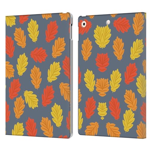 Étui iPad 10.2 feuilles d'automne Haroulita pour lire et travailler au café en automne