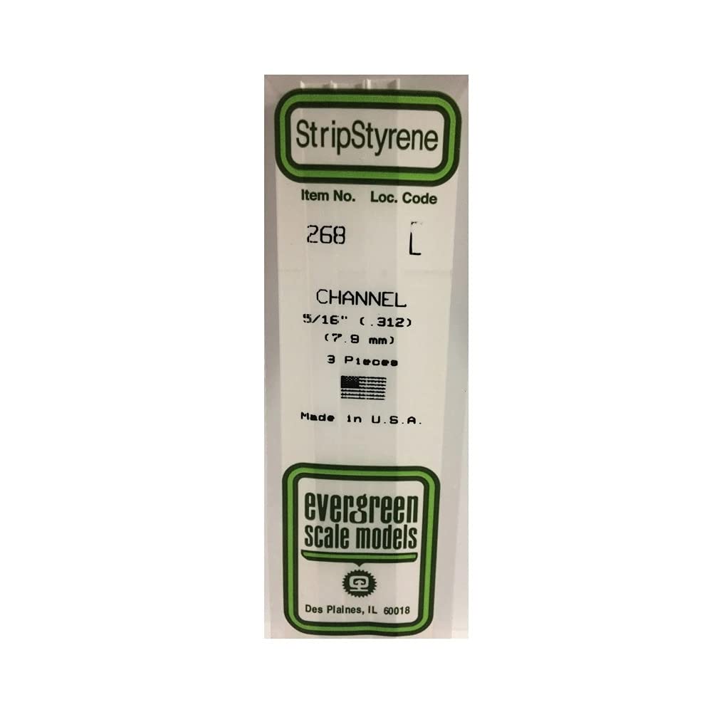 EVERGREEN 500168 - Profilo quadrato 350 x 2 x 4,80 mm, 8 pezzi, multicolore