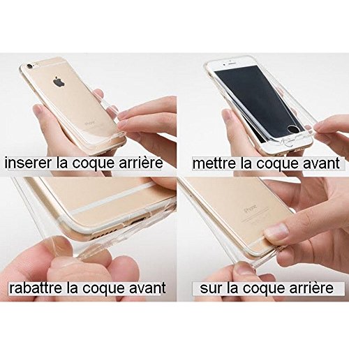 ANNART Guscio di Silicone Gel Ultra Sottile 360°